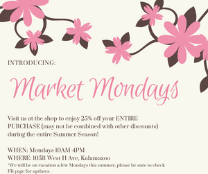 Introducing: Market Mondays!
